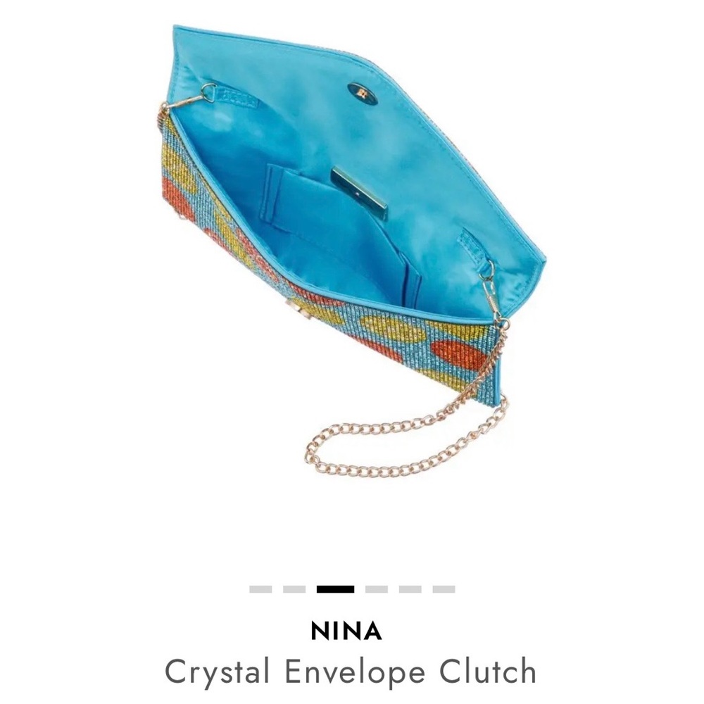 Nina Multicolor Citrus Clutch